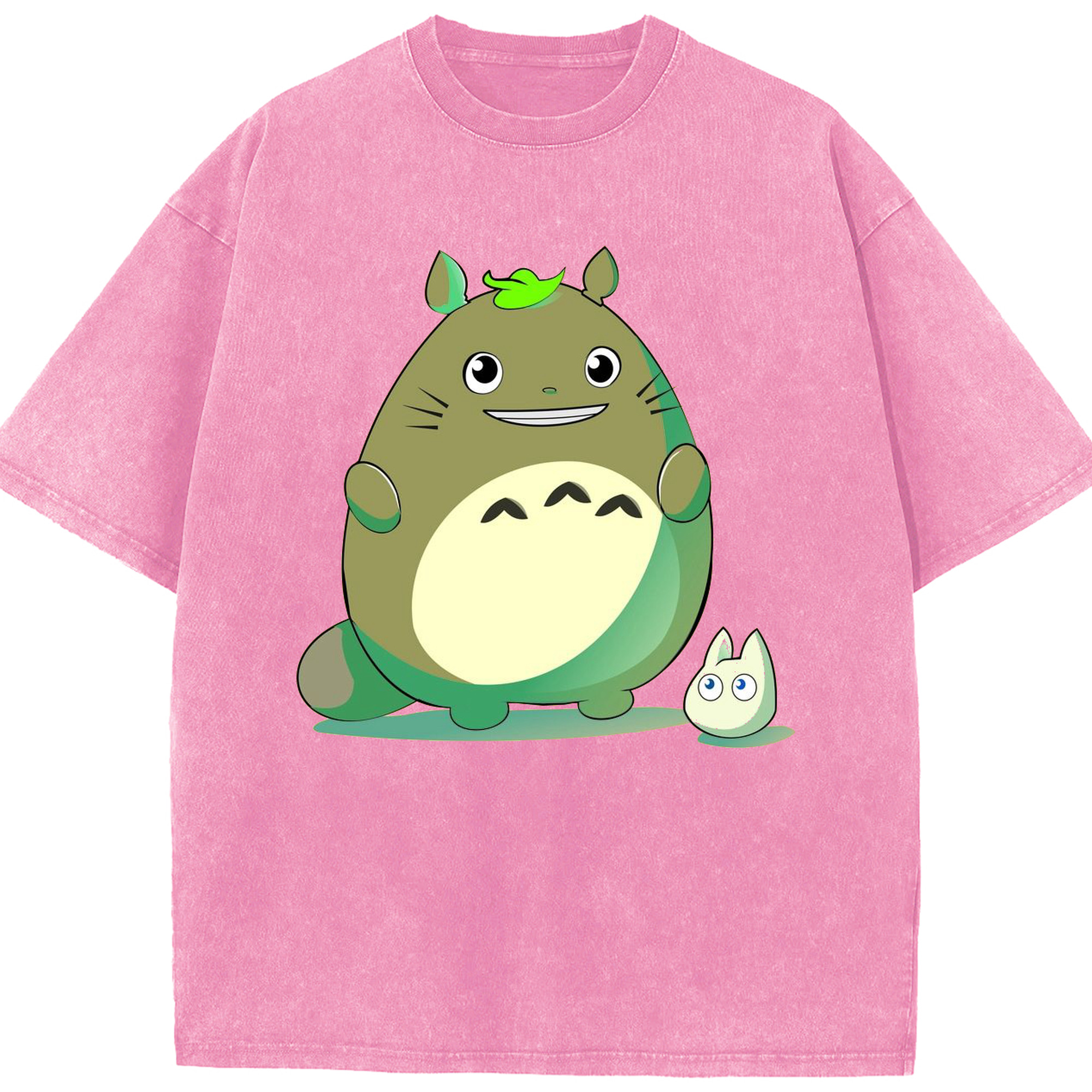 （画像用） となりのトトロ 草壁メイ 草壁サツキ My Neighbor Totoro Satsuki Kusakabe Mei Kusakabe 綿100% ヴィンテージ風 半袖Tシャツ（フロントプリント）